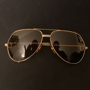Vintage Gold Cartier Aviators